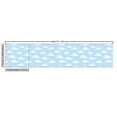 thumbnail image 3 of Ambesonne Blue Sky Fabric by the Yard Upholstery, Clear Sky Fluffy Clouds, 3 Yards, Azure Blue Pale Blue, 3 of 5