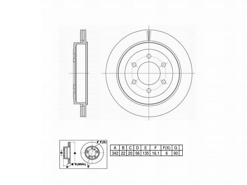 Winstop Brake Kits, Rear WSK812, Ford Expedition 2017-2007