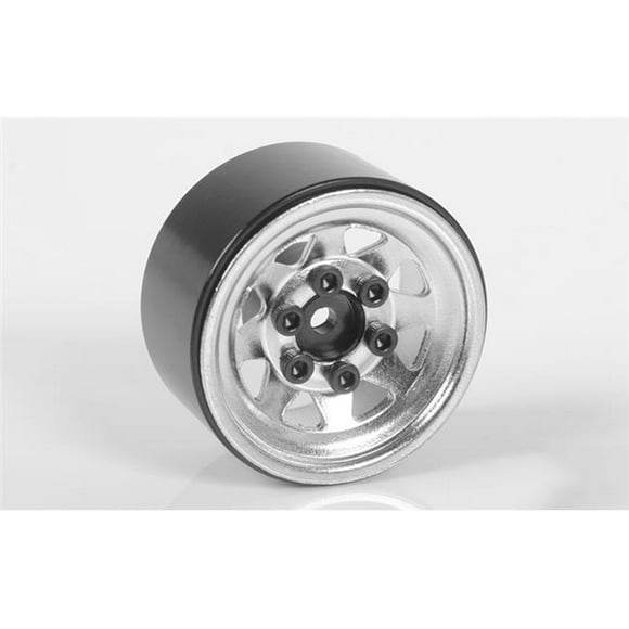 RC4WD RC4ZW0263 1.0 in. Stamped Steel Stock Beadlock Wheels&#44; Silver