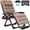 Beige, variant on DKMOCO Oversized XL Zero Gravity Chair, 29" Extra Wide Recline Chair w/Upgraded Lock and Wider Cup Holder, Camping Lawn Chair for Patio Outdoor Office,Fossil Gray