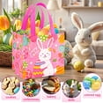 thumbnail image 3 of 18Pack Easter Egg Hunt Bags, 8.3×7.9×6 inch Easter Bags with Handles,Bunny&Chick Egg Hunt Baskets for Kids, Adults, Party Supplies and Holiday Decor(9 Unique Patterns), 3 of 9