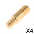 thumbnail image 1 of DYNWAVECA Vis de Joint de Queue de Billard 4x, Vis d'Extension en Laiton 13mmx40mm 13mmx27mm, 1 of 10