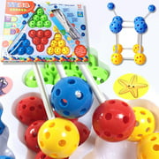 Aofa Colorful Balls Sticks DIY Building Blocks Construction Set Educational Kids Toy