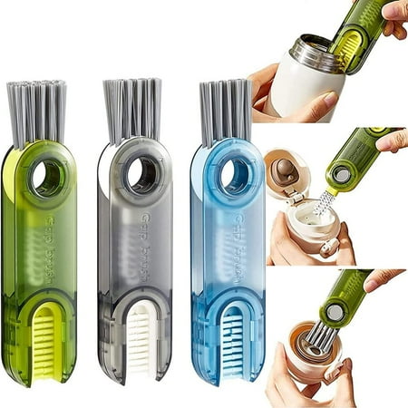 

3 in 1 Cup Lid Gap Cleaning Brush Set Multifunctional Insulation Bottle Cleaning Tools Mutipurpose Tiny Silicone Cup Holder Cleaner Home Kitchen Cleaning Tools(3Pcs)