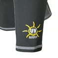 thumbnail image 3 of ist ds-46 unisex long sleeve spandex rash guard (black and yellow, medium), 3 of 4