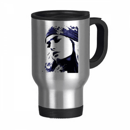 

High Cold Woman Exquisiteness Vogue Travel Mug Flip Lid Stainless Steel Cup Car Tumbler Thermos