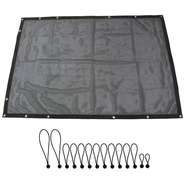 Parasol de cubierta superior blanda para coche,Accesorios del coche de la red de la sombra del sol de la cubierta superior suave del coche deportivo,Parasol Net Modificación Cubierta superior