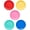 Multicolor Paper Dinner Plates, variant on 50-Count 9 in. x 9 in. Rainbow Paper Dinner Plates