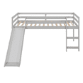 thumbnail image 4 of Tcbosik Twin Size Loft Bed with Slide and Ladder, Wood Bed Frame for Bedroom, Easy Assembly, Gray, 4 of 10