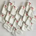 thumbnail image 4 of KCEHTA Christmas Stockings with Initials, 26 Letters Embroidered Personalized Christmas Stockings, Fireplace Hanging Stockings for Xmas Home Decor, 4 of 7