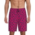 thumbnail image 2 of Picia Floral Colorful Pajama Shorts for Men, Men's Pajama Bottoms, Sleepwear,Short Pajama Pants-4X-Large, 2 of 9