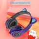 thumbnail image 2 of Bonitos audífonos para juegos con orejas de gato de baja latencia compatibles con Bluetooth para música deportiva, 2 of 5