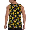 thumbnail image 6 of Rocae Daisies Flowers for Men's Workout Tank Top Men's Running Tank Top Dry Fit Athletic Workout Tank TopsXX-Large, 6 of 9