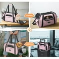 thumbnail image 7 of GOOPAWS Soft-Sided Dog & Cat Carrier Bag, Pink, 17'', 7 of 7
