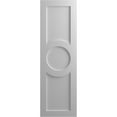 thumbnail image 5 of Ekena Millwork 18"W x 80"H True Fit PVC Center Circle Arts & Crafts Fixed Mount Shutters, Primed (Per Pair - Hardware Not Included), 5 of 7