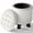 White, variant on OSM Ottoman,Round Leather Foot Rest Stool, Upholstered Small Ottoman Chair with Storage for Living Room & Bedroom, Decorative Home Furniture, White