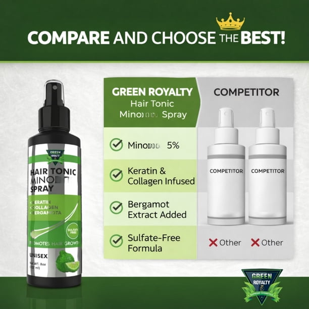 Green Royalty Hair Spray - Walmart Business Supplies
