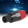 thumbnail image 3 of 4Pcs 4 Pole Speaker Plug Twist Lock Audio Power  Cable Connector CNL4FC with Waterproof Jacket, Chuck Type Stress Release, Suitable for Cables 6 to 15mm, 3 of 8