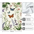 thumbnail image 3 of 2 Pcs Funny Kitchen Towels,Pioneer Flower and Butterfly Microfiber Dish Towels,Kitchen Tea Towels,Kitchen Towel Set (18" X 26"), 3 of 3