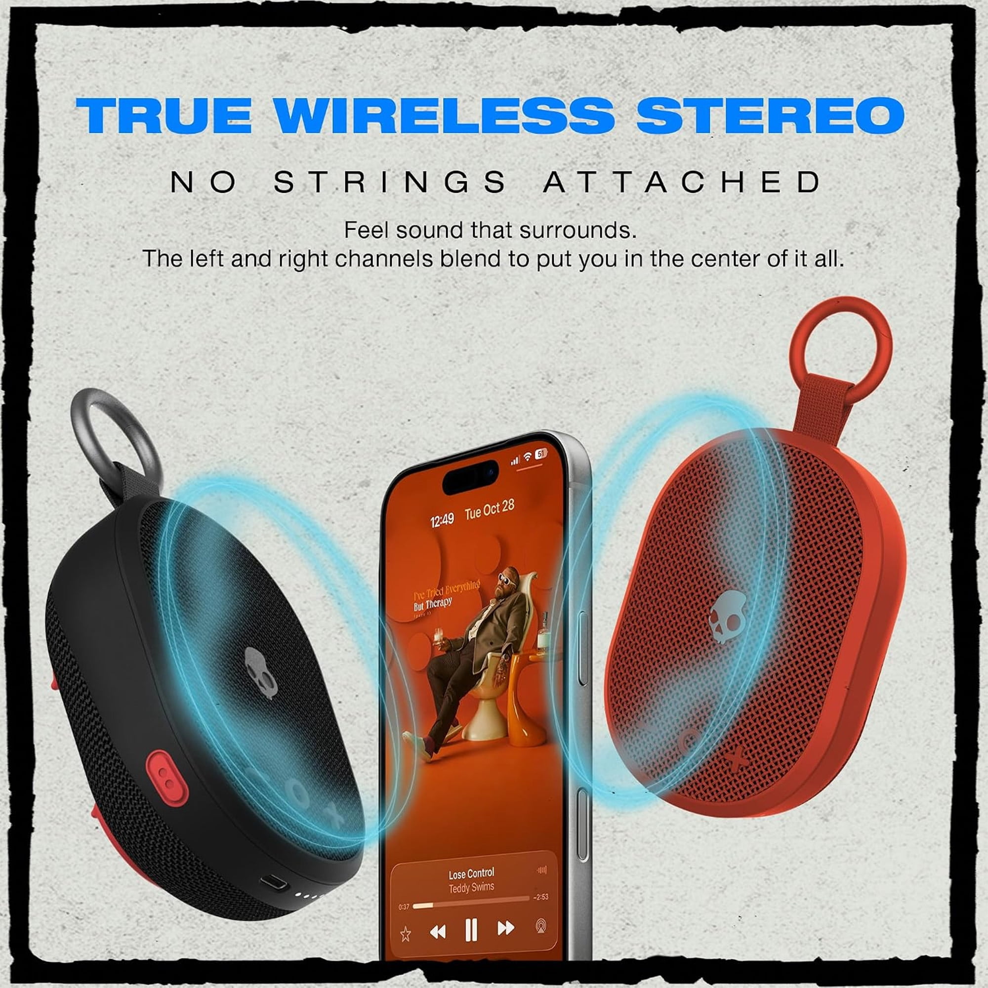Kilo 2 Compact Wireless Speaker - Plasma Red XT