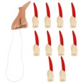 thumbnail image 1 of 11Pcs Halloween Props Halloween Masquerade Finger Nails for Party (Red), 1 of 5