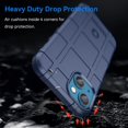 thumbnail image 3 of Slim Phone Case for iPhone 14 (Not fit 14 Pro),Rugged Shield Phone Case with Military Grade Shockproof Protection,Drop-Tested and Camera Lens Protection Cover for iPhone 14 (6.1), HD Blue, 3 of 16