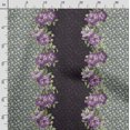 thumbnail image 3 of Soimoi Floral Vintage Printed Cotton Satin Spandex Sewing Fabric By The Yard 54 Inch Wide Decorative Fabric For Dresses And Home Accents Green, 3 of 5