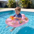 thumbnail image 4 of Car Shaped Swimming Ring Extended Swimming Seat (Pink), 4 of 8