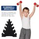 thumbnail image 3 of BESTYASH 1Ud Estante Negro Para Dumbbells Soporte Triangular Decorativo Y Estable, 3 of 7