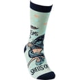thumbnail image 2 of Mermaid Socks Adult Unisex Primitives by Kathy, 2 of 3