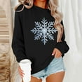 thumbnail image 2 of Xdegoge Christmas Sweaters for Women 2025 Holiday Party Xmas Tree Sweatshirts Loose Fit Merry Funny Shirts Winter Vintage Cute Ugly Sweaters Crewneck Family Long Sleeve Tops, 2 of 7