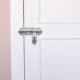 thumbnail image 2 of Raindrops Wear Resistant Door Bolt 1 Set in Silver for Heavy Duty Applications, 2 of 8