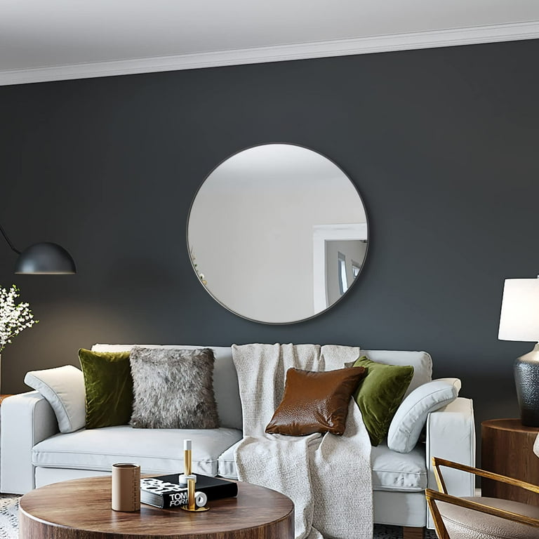 Round mirror sale living room