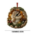 thumbnail image 2 of Taicans forest Animal Christmas Ornament - Squirrel in Nut Shell Resin Ornament,Holiday Decor,Winter Wonderland Tree Decoration,Nature-Inspired Gift,2025 Holiday Decorations, 2 of 4