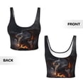 thumbnail image 6 of Sports Bra For Women, Cool Fire Dragon Sports Bras For Women High Support, Workout Tank Tops Woman With Removable Cups, 6 of 8