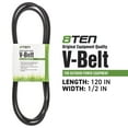 thumbnail image 2 of 8TEN Drive Belt for Cub Cadet MTD ZT60 Z-force 60 01004752P Simplicity 1668066SM 810-CBL2425T, 2 of 4
