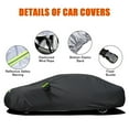 thumbnail image 4 of Car Cover Full Sedan Covers with Reflective Strip Sunscreen Protection Dustproof&Waterproof UV Scratch-Resistant Universal XXL, 4 of 7