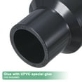 thumbnail image 4 of Uxcell 2-Pack Adaptador de Reducción de Tubo, Conector de Acoplamiento Reductor Recto de 1-1/2"*1", Gris, 4 of 6