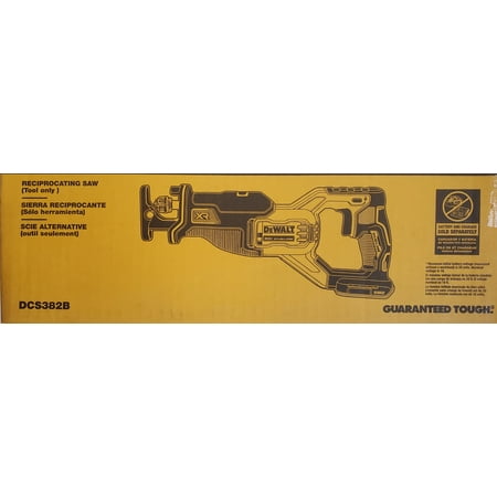 UPC: 0885911759052 | Dewalt DCS382B 20V MAX XR Cordless Brushless Reciprocating Saw (Bare Tool)