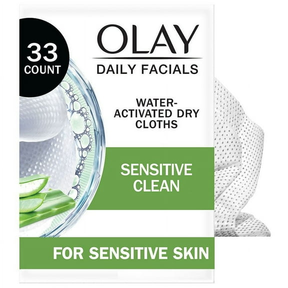 Olay Daily Facials Sensitive Cleansing Cloths Fragrance-Free 33.0 ea