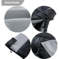 thumbnail image 3 of Zero Degree Sleeping Bag for Adults  Cotton Flannel Tall and Big - 40F Black, 84" x 40" Right Zip, 3 of 6