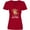 Red, variant on Inktastic Happy New Year Cute Ox Women's V-Neck T-Shirt