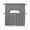 Gray, variant on Vintage Dark Gray Kitchen Curtains Set for Windows 3 Piece Cafe Curtains 24 Inch Length Swag Curtains Valances and Tier Set Farmhouse Retro Solid Color Linen Texture Drapes for Bedroom Bathroom