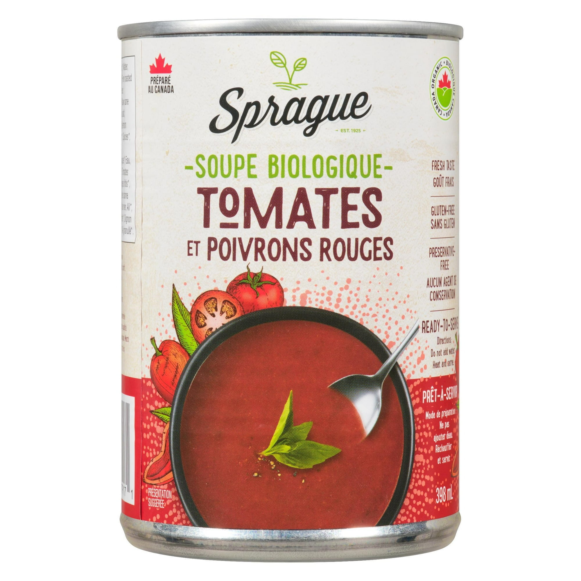 Sprague Organic Tomato & Red Pepper Soup