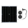 thumbnail image 5 of 30W SolarExhaust Fan SolarPowered Ventilator Dog Chicken House RV Greenhouse Fan, 5 of 6