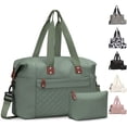 thumbnail image 1 of Bolsa de viaje Pritent, impermeable, de fin de semana, 25 L, color verde, 1 of 7