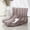 2Grey, variant on Women's Waterproof Garden Rain Boots Print Short Ankle Rainboots Anti-Slip Rubber Boots
