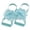 H, variant on Sandals for Girls and Beach Footwear, Summer Shoes with 22 Pairs Solid Chiffon Flower Barefoot Sandals for Baby Girls Toddlers Kids