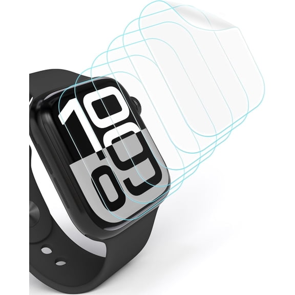 Bicmice Screen Protector for Apple Watch Series 10 42mm (6 Pack) Self-Healing TPU Flexible Film Cover for iWatch 10 42mm, Anti-Bubble, HD Ultra-Thin, Easy Installation