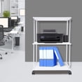 thumbnail image 6 of TOOL1SHOoo 3-Tier Shelf Printer Flowerpot/Laptop Stand Vertical Storage Organizer Rack Cart, 6 of 11